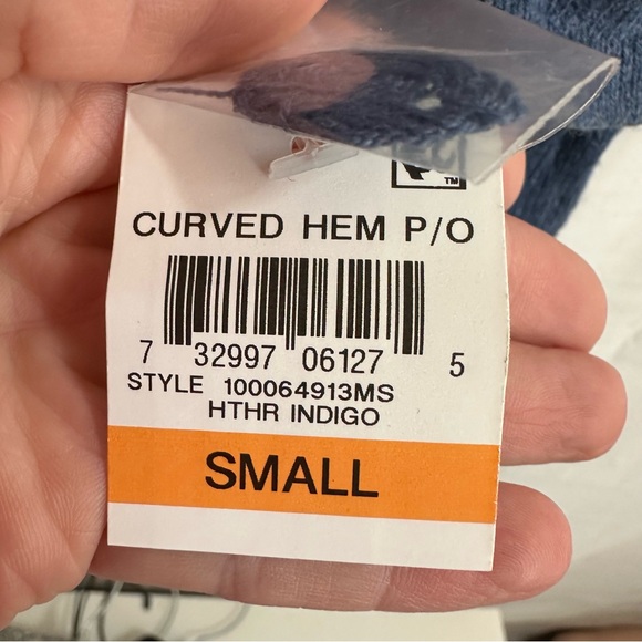 Karen Scott Womens Curved Hem Boat
Neck Lightweight Knit Sweater Small Blue - Picture 3 of 6